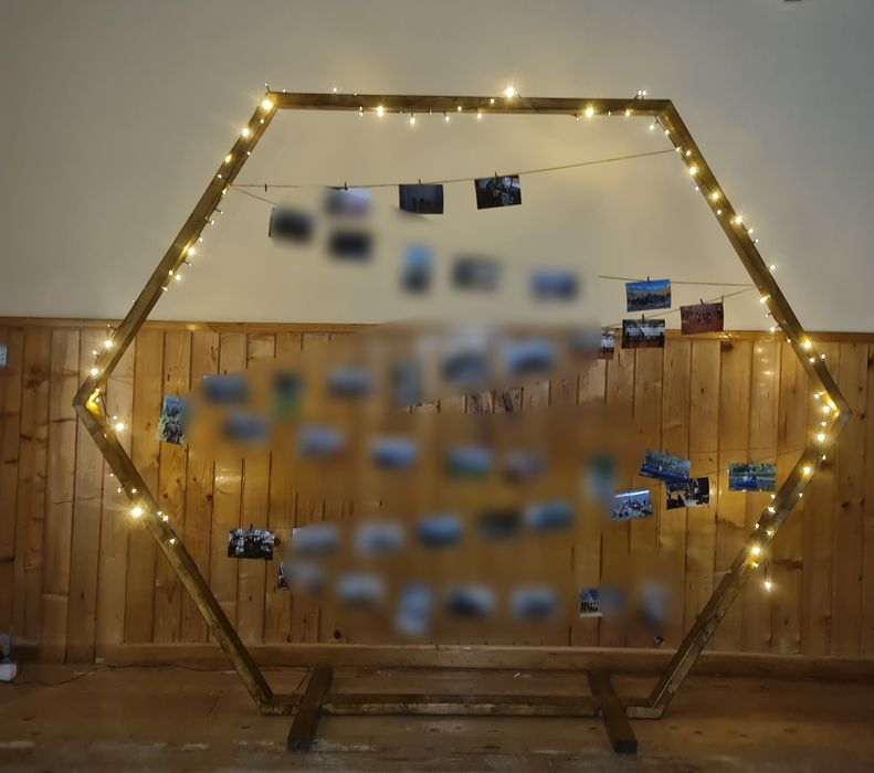 Arcadă de lemn hexagonală-Evenimete