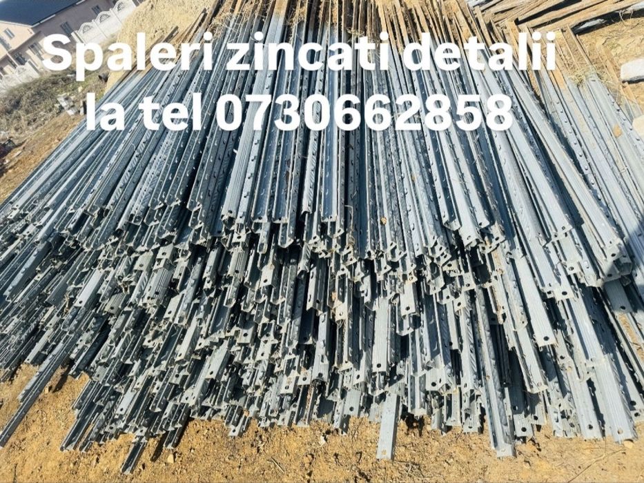 Vând spaleri zincat pentru gard