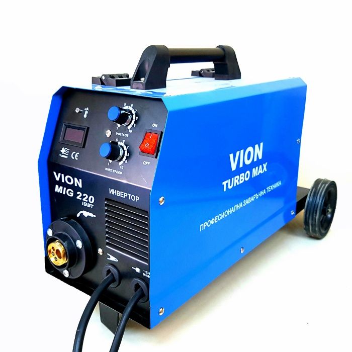 Телоподаващ CO2 заваръчен апарат MIG 220А TURBO MAX. Електрожен