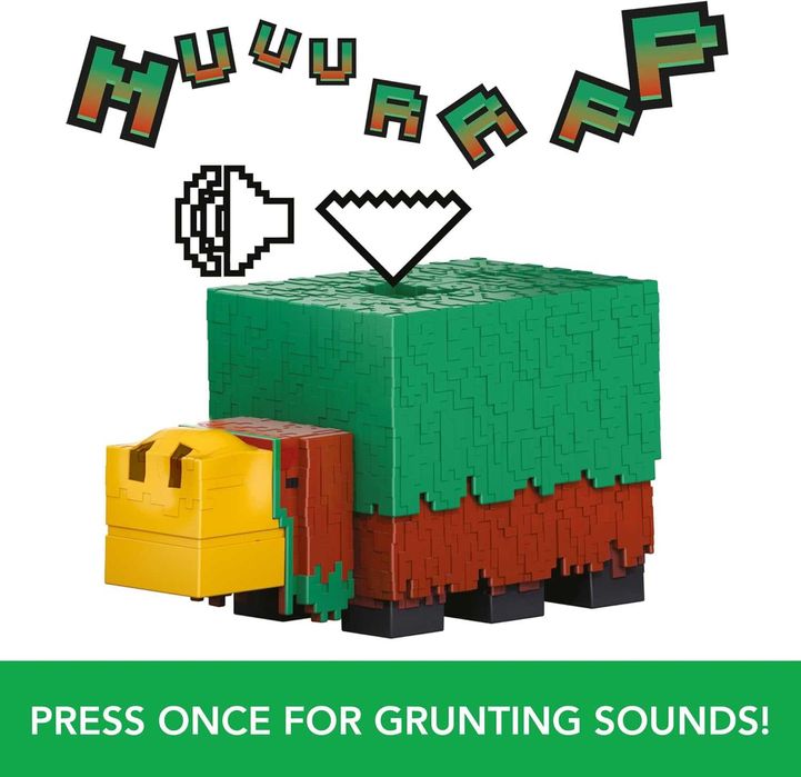 Фигурка Minecraft Sniffer от Mattel,16СМ, точные звуки из игры