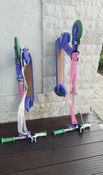Trotineta pliabila si frana pe ghidon pentru copii