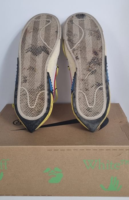 Nike Blazer Low Off-white university red