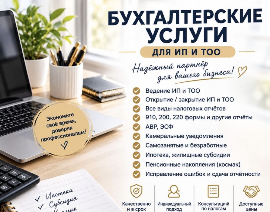 Услуги проф.бухгалтера.