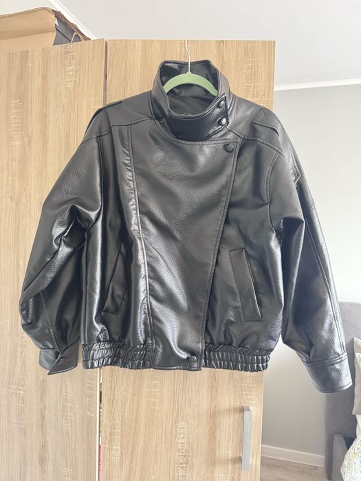 Кожено яке XS oversized
