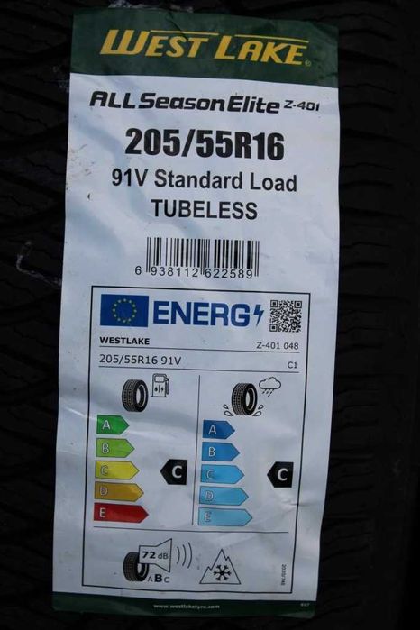 Anvelope noi 205/55R16 94V, XL, WestLake, All Season, DOT 2025