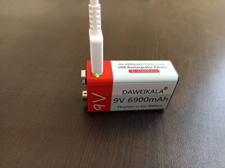 Батерия 9V Polymer Li-ion batttery, Нова акумулаторна литиево-йонна