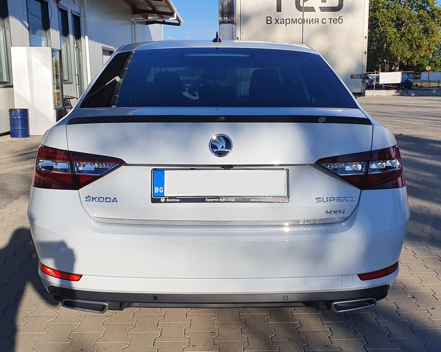 Спойлер за багажник Maxton design за Skoda Superb MK3 (2015-2019)