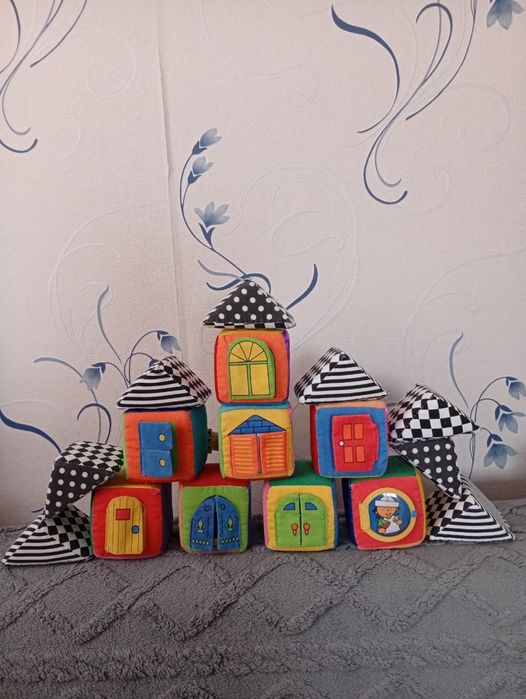 Мягкие кубики детские