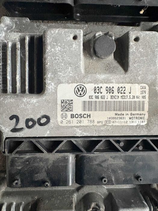 Компютър еку ecu електронен блок двигател Голф 5 1.4тси golf 5 1.4tsi
