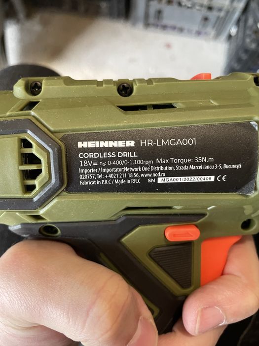 Filetanta/bormasina heinner 18v/noua