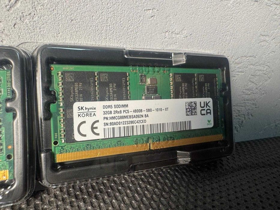 Kit RAM SK hynix 64GB 2x32GB DDR5 4800MHz SODIMM Laptop