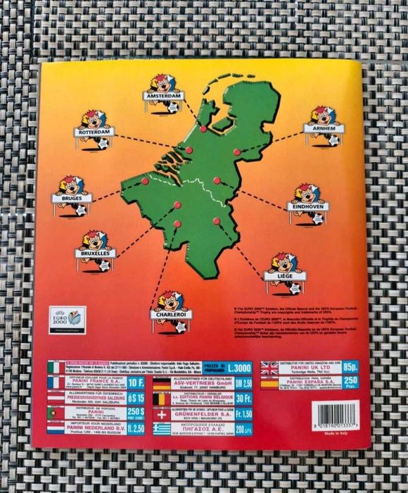 Album Panini Euro 2000