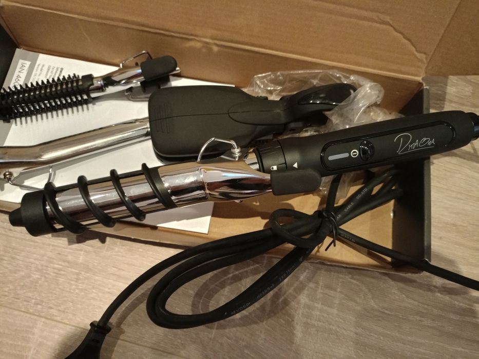 Преса за коса с представки