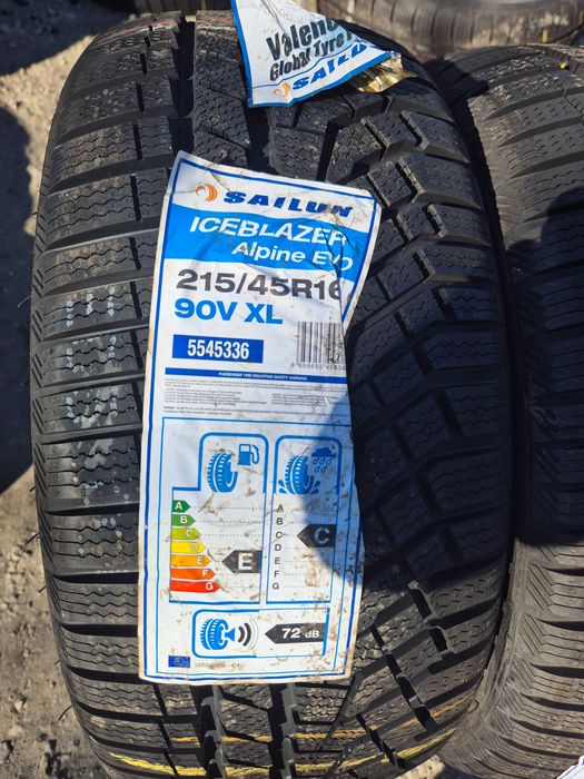 2 Anvelope M+S - 215/45/16 - SAILUN - NOI - DOT 2020 !