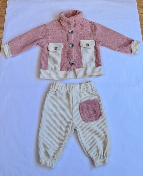 Pachet 2 costume noi bebe, mărime 68 cm, 3-6 luni