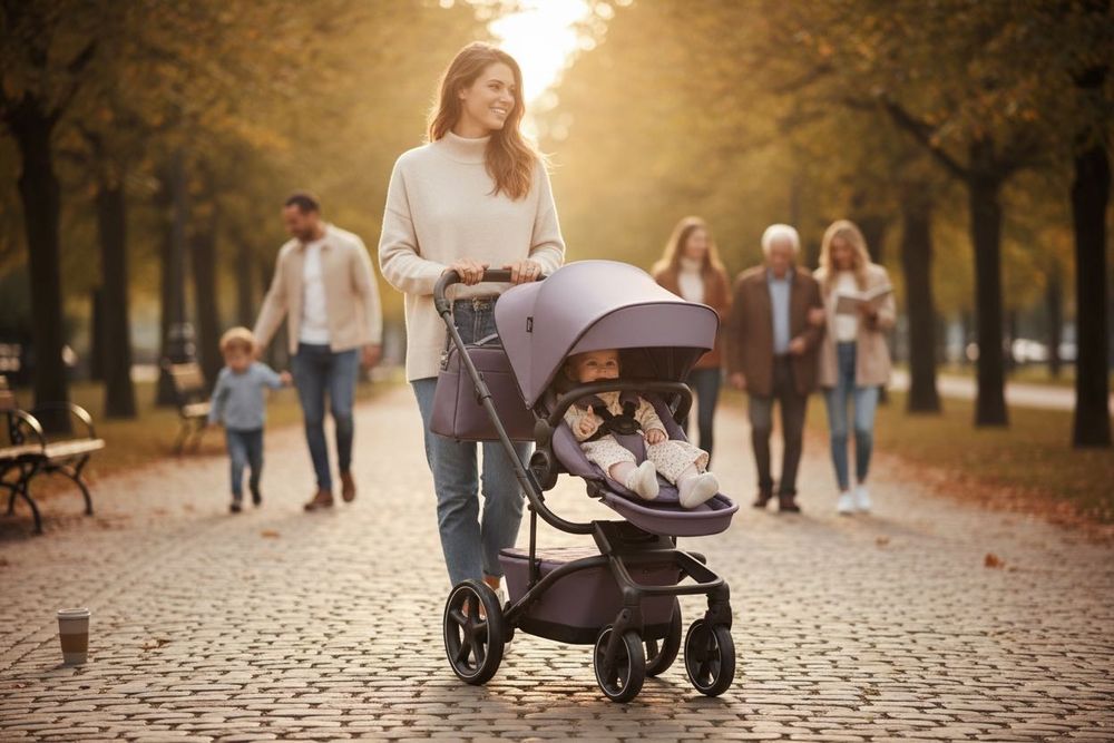 Easywalker Harvey 5 Premium - Granite Purple в отлично състояние