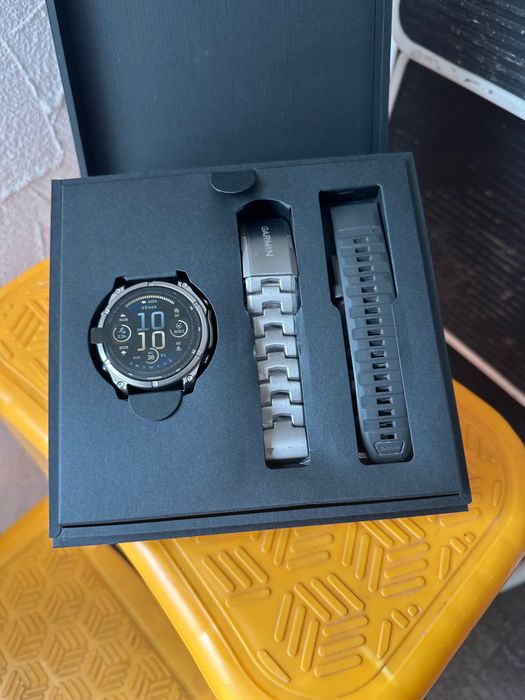 Титановый ремешок браслет Garmin titanium