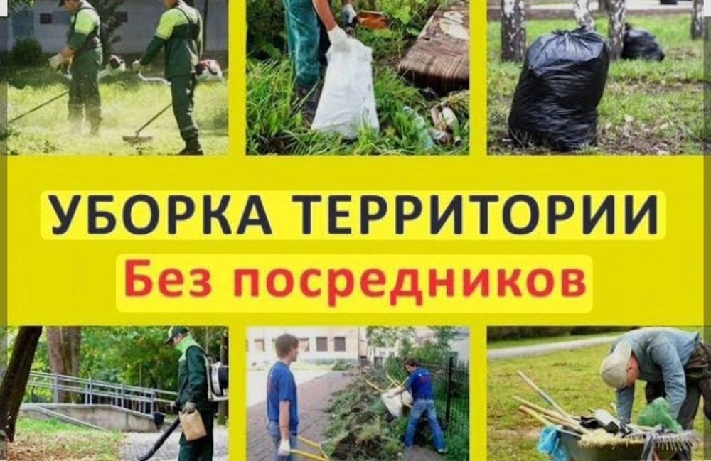 Уборка территории вынос мусора
