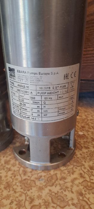 Помпа за вода за части