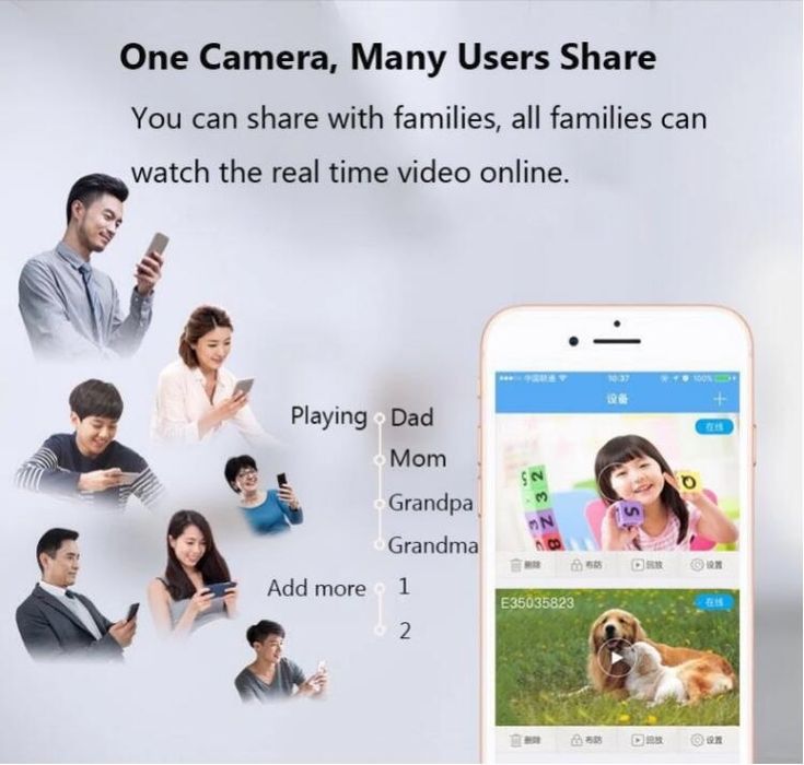 WiFi Full HD мини скрита камера с нощно виждане, за кола, автомобил