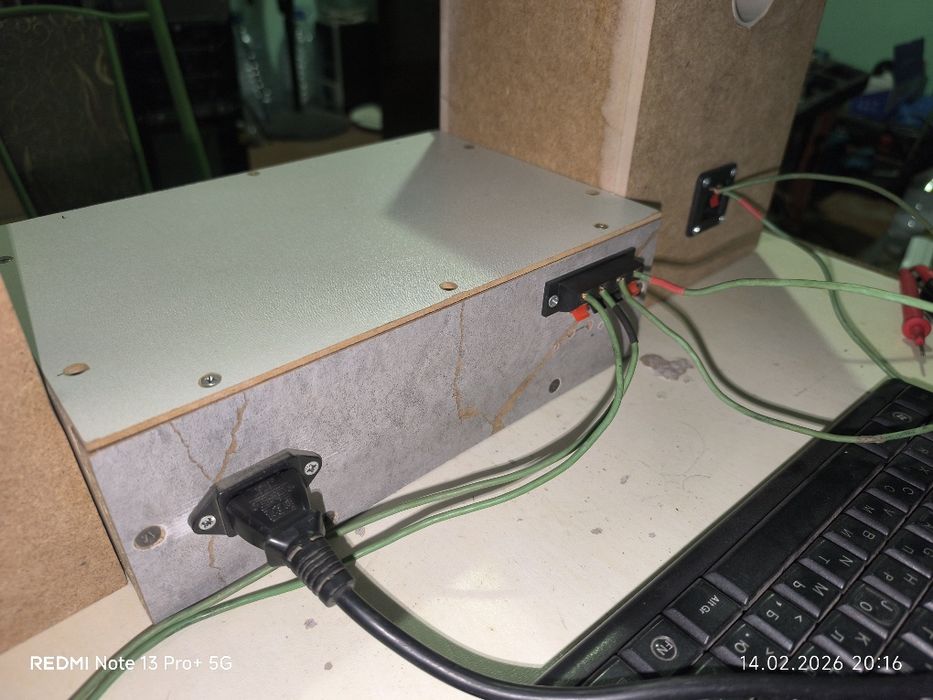 Самодельный усилитель 2 та калонка билан