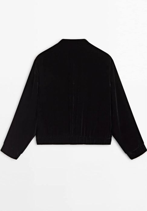 Jacheta bomber Massimo Dutti, din catifea