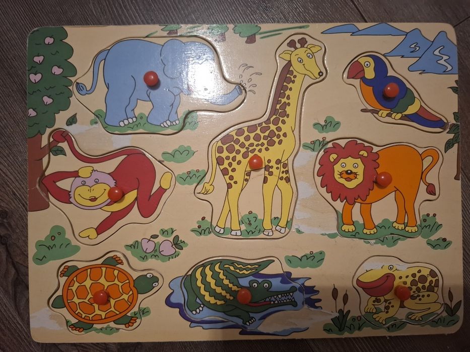 Дървени пъзели, занимателни игри