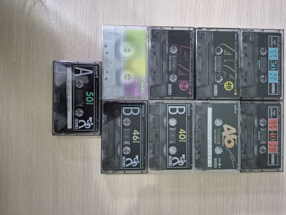 Аудиокассеты б/у SONY