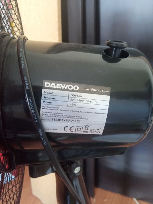 Ventilator Daewoo DDV 166 la jumatate de pret