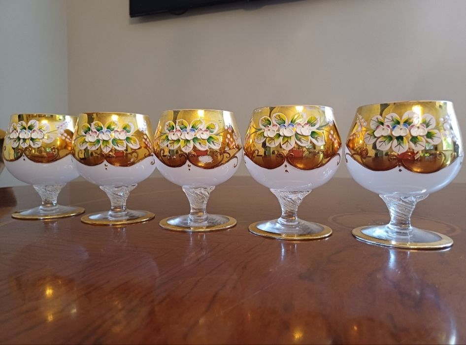 Богемия Bohemia бокалы Чехословакия винтаж