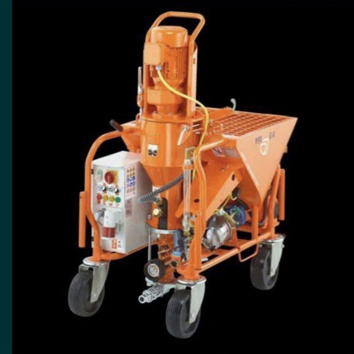 механизараванная  штукатурка