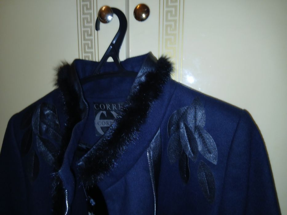 Пальто с натуральным мехом