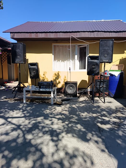 Sistem audio 6 sateliți plus mixer și putere