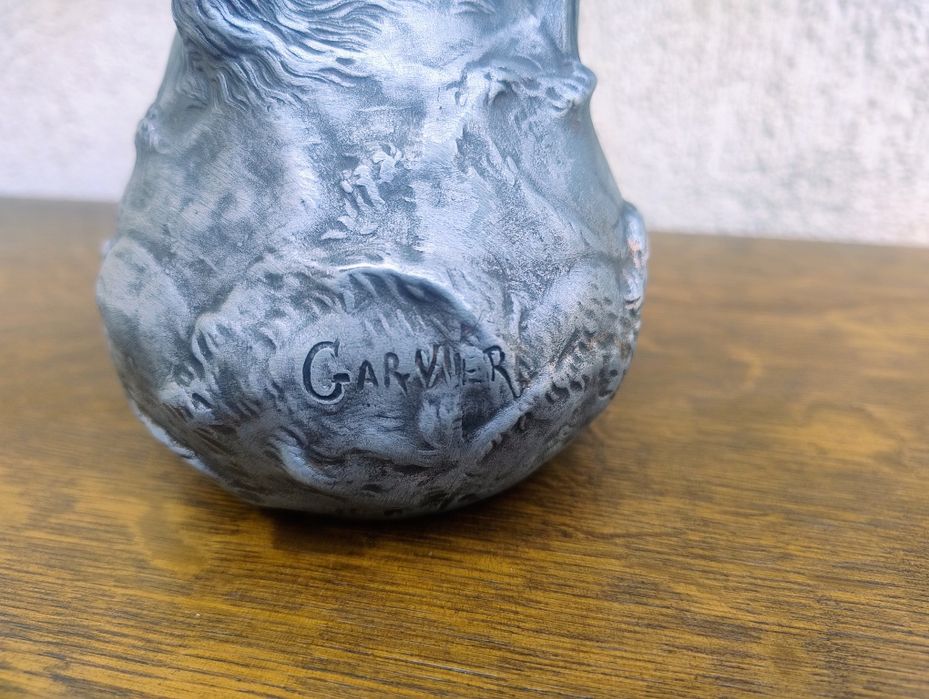 De vânzare carafa/vaza veche Art Nouveau semnata Gravier