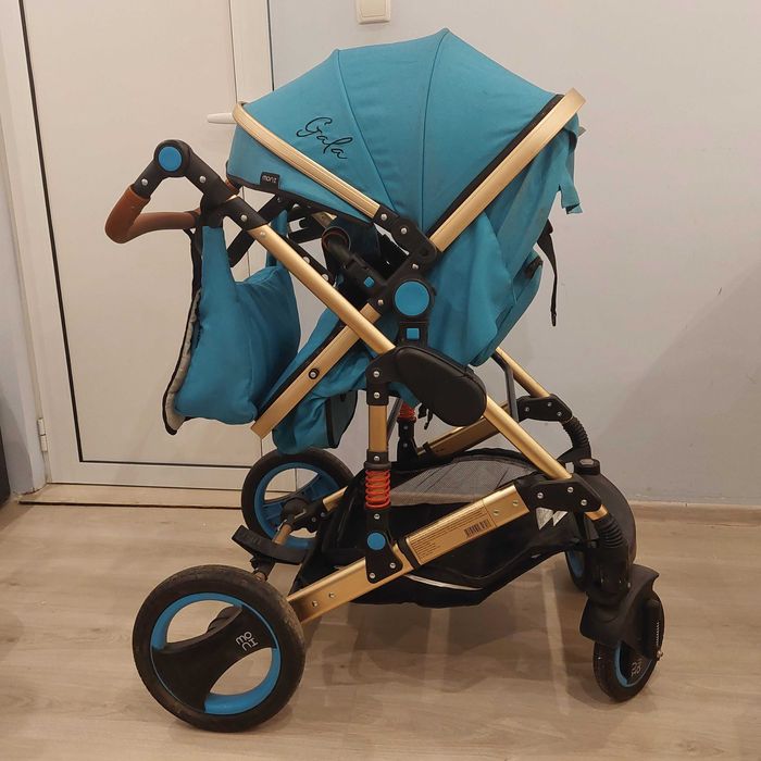 Бебешка количка Moni Gala тюркоаз
