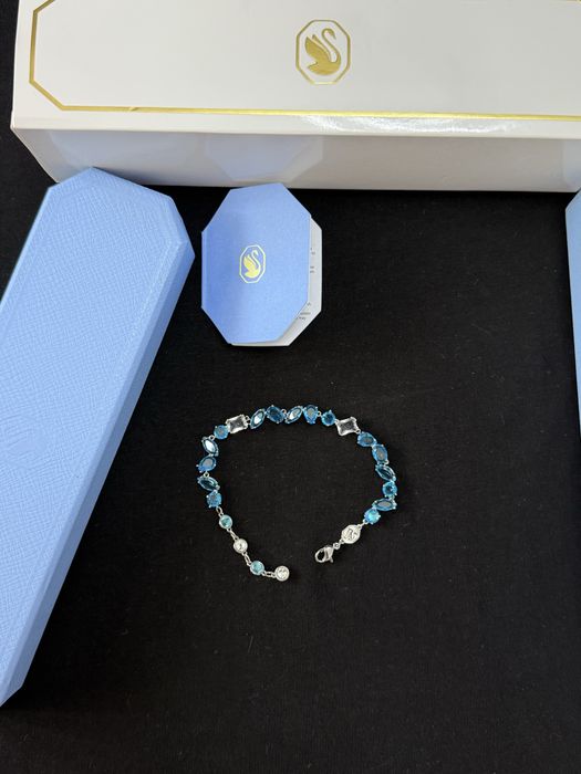 Colier swarovski gema baby blue