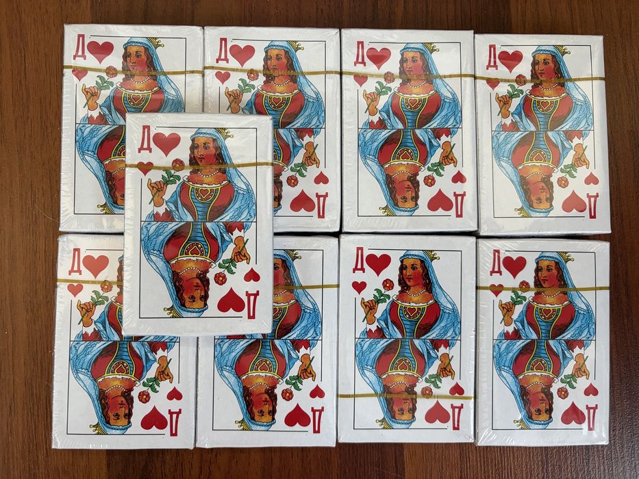 Карты игральные 5 пачек и для гадания