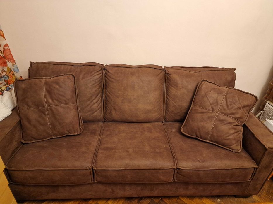 Canapea Living Mobexpert 3 Locuri Maro