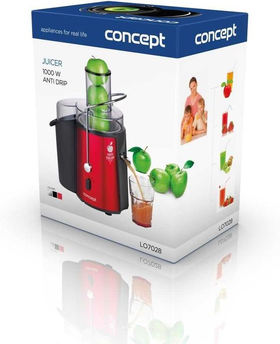 ПРОМО Нова 2г Гаранция Сокоизстисквачка CONCEPT LO7028 1,8 л, 1000 W