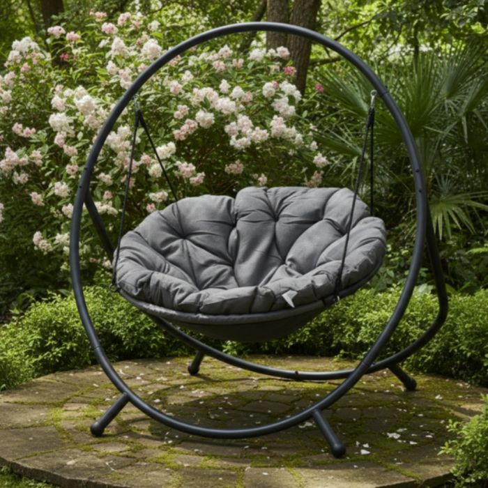 Висящ стол с възглавница