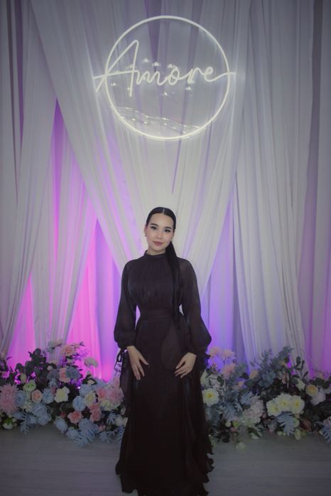 Роскошное длинное платье