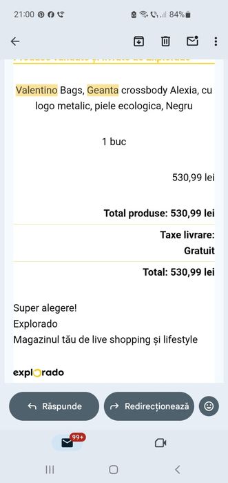 Geanta crossbody VALENTINO