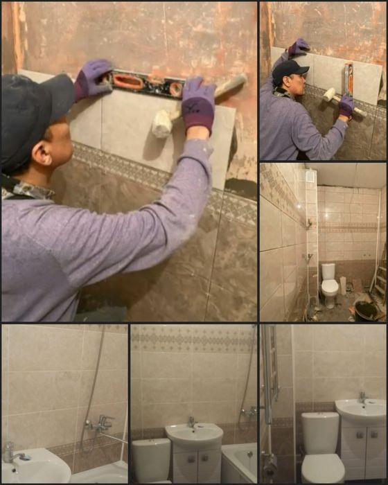 Кафельщик, сантехник, электрика.