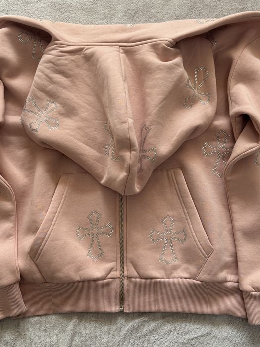 Hanorac Review cu fermoar si gluga