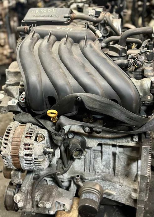 Двигатель Nissan (Ниссан) Note, Tiida 1.6 (HR16DE),в навесе, привозной