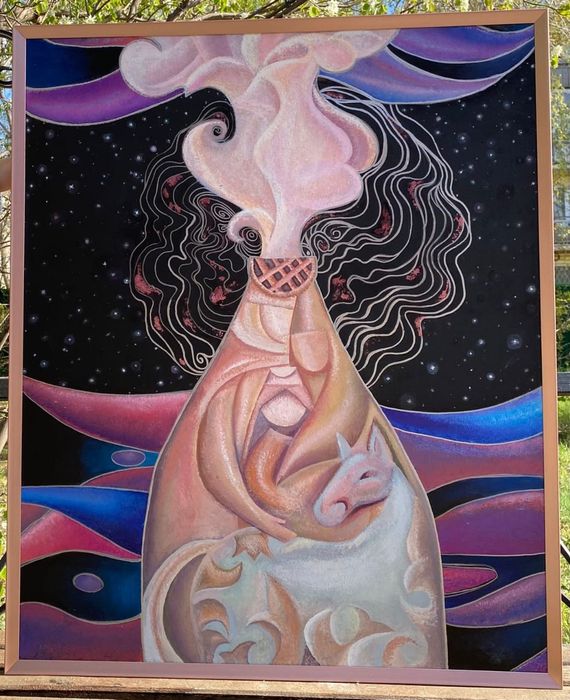 Продам картину, написанная акрилом