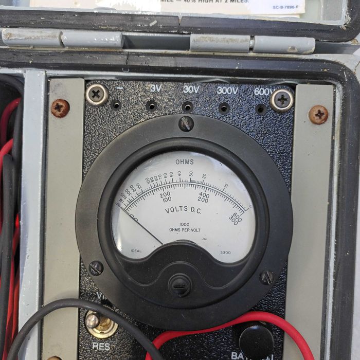 Voltmetru Apex Airtronics TS-26B/TSM Voltmetru Militar Armata SUA