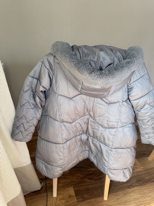 Детско,зимно,дълго яке за момиче