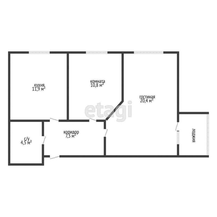 Продажа 2-комнатной квартиры