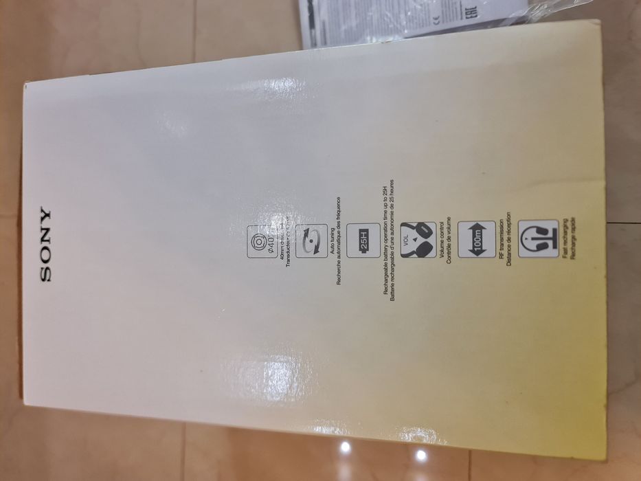 Безжични слушалки Sony MDR-RF865RK RF, черни